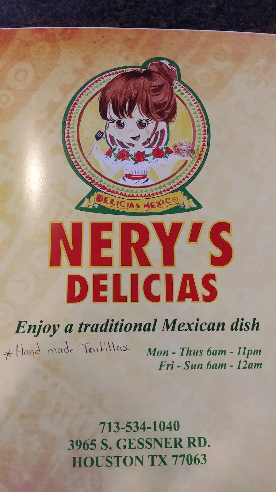 Nerys Delicias | restaurant | 3965 S Gessner Rd, Houston, TX 77063, USA | 7135341040 OR +1 713-534-1040