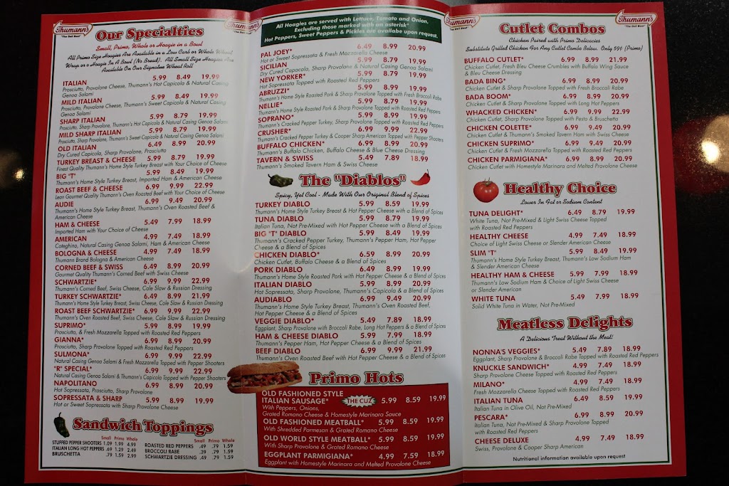 Primo Hoagies | meal takeaway | 41 E Main St, Moorestown, NJ 08057, USA | 8566385482 OR +1 856-638-5482