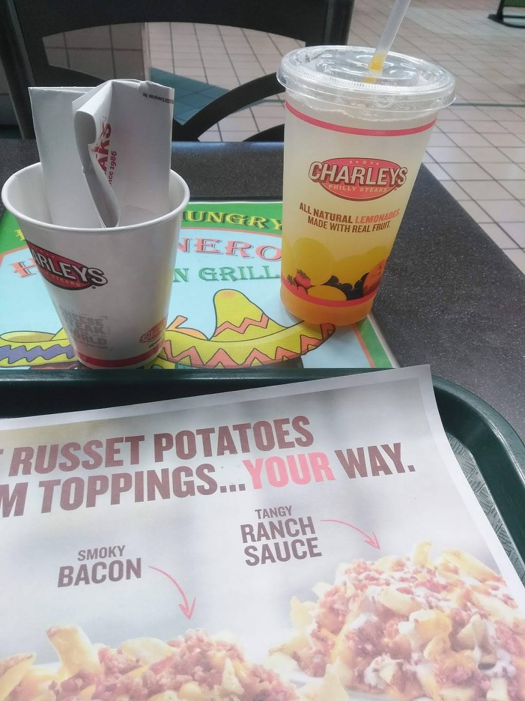 Charleys Philly Steaks | restaurant | 200 Towne Center Cir Ste VC-10, Sanford, FL 32771, USA | 4073248444 OR +1 407-324-8444