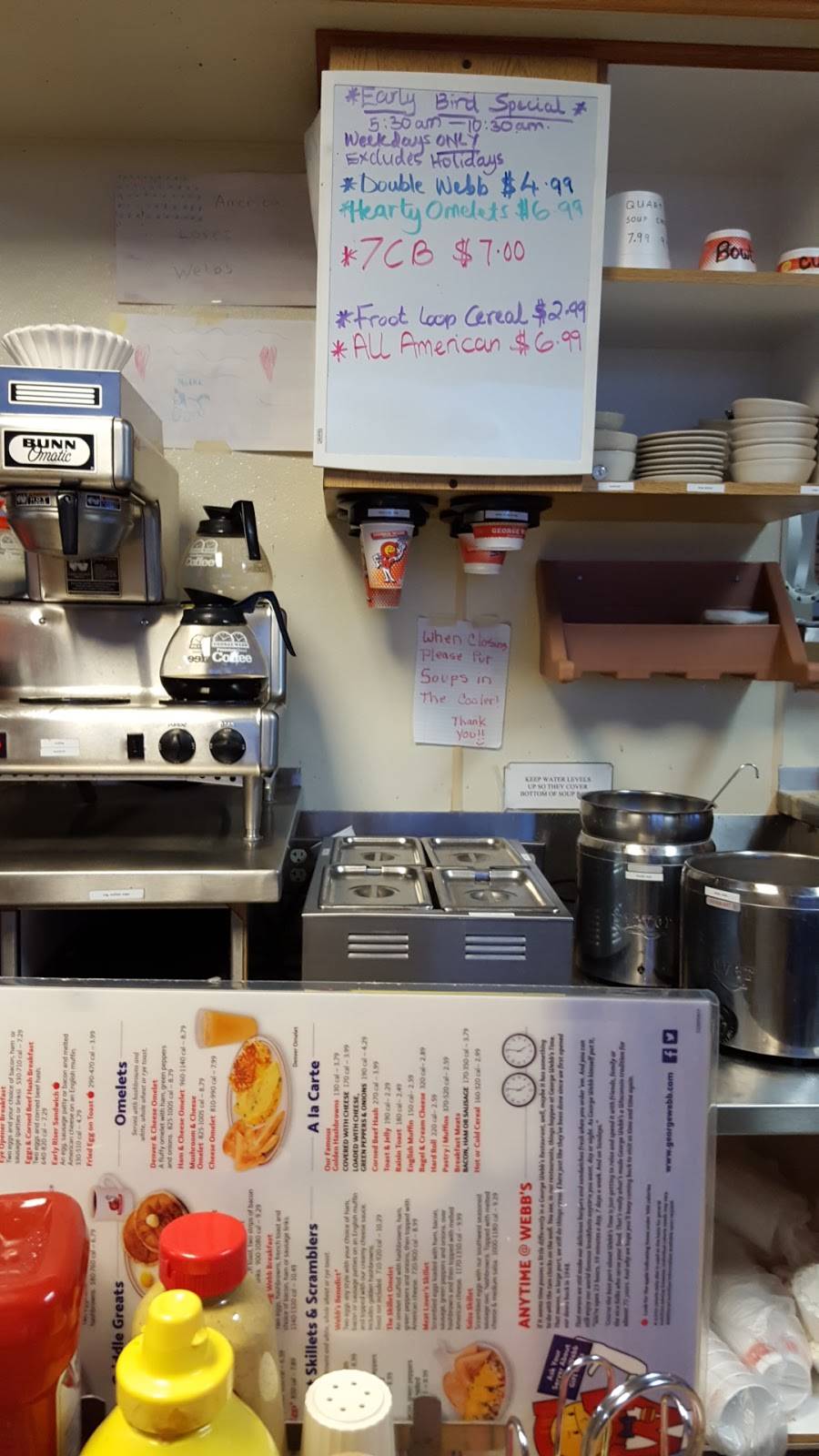 George Webb Restaurant | restaurant | N112W15800 Mequon Rd, Germantown, WI 53022, USA | 2622515925 OR +1 262-251-5925