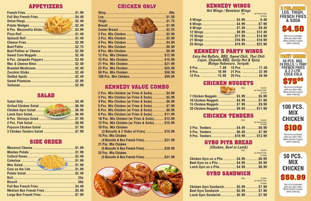 Kennedy Fried Chicken | restaurant | 372 North Ave, New Rochelle, NY 10801, USA | 9146546535 OR +1 914-654-6535