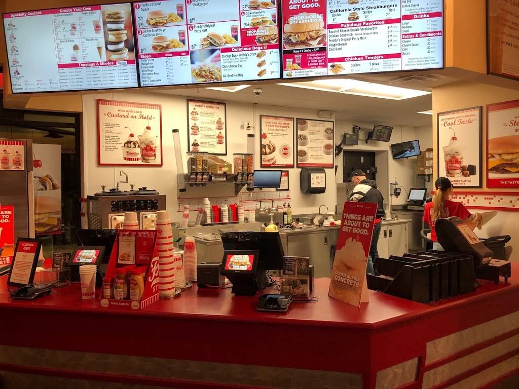 Freddys Frozen Custard & Steakburgers | restaurant | 11708 Retail Dr, Wake Forest, NC 27587, USA | 9195549833 OR +1 919-554-9833