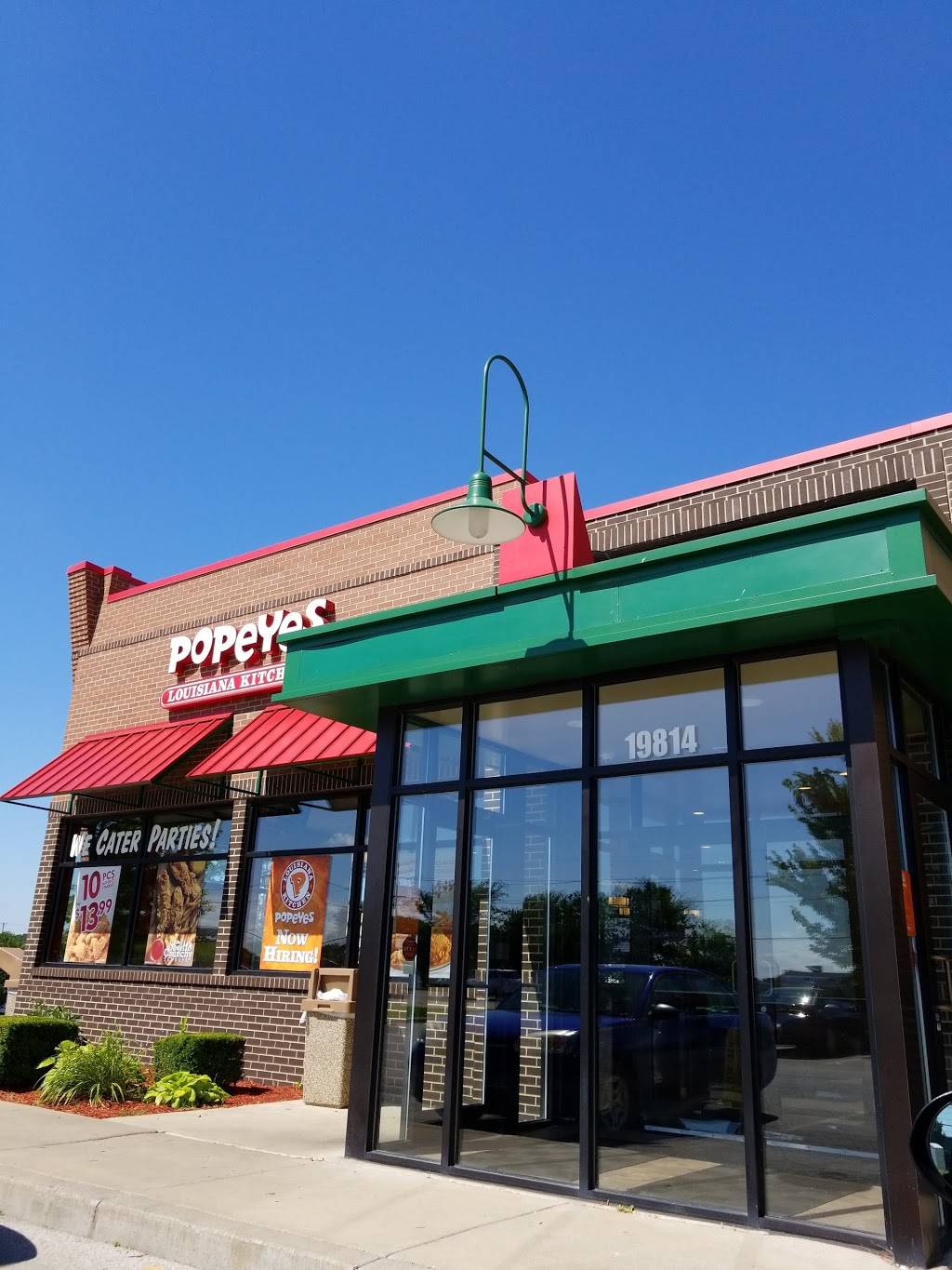 Popeyes Louisiana Kitchen | restaurant | 19814 South La Grange Road, Mokena, IL 60448, USA | 7089951858 OR +1 708-995-1858