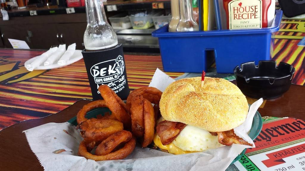The Dek Bar | restaurant | 4704 SE15th Avenue, Cape Coral, FL 33904, USA | 2395423745 OR +1 239-542-3745