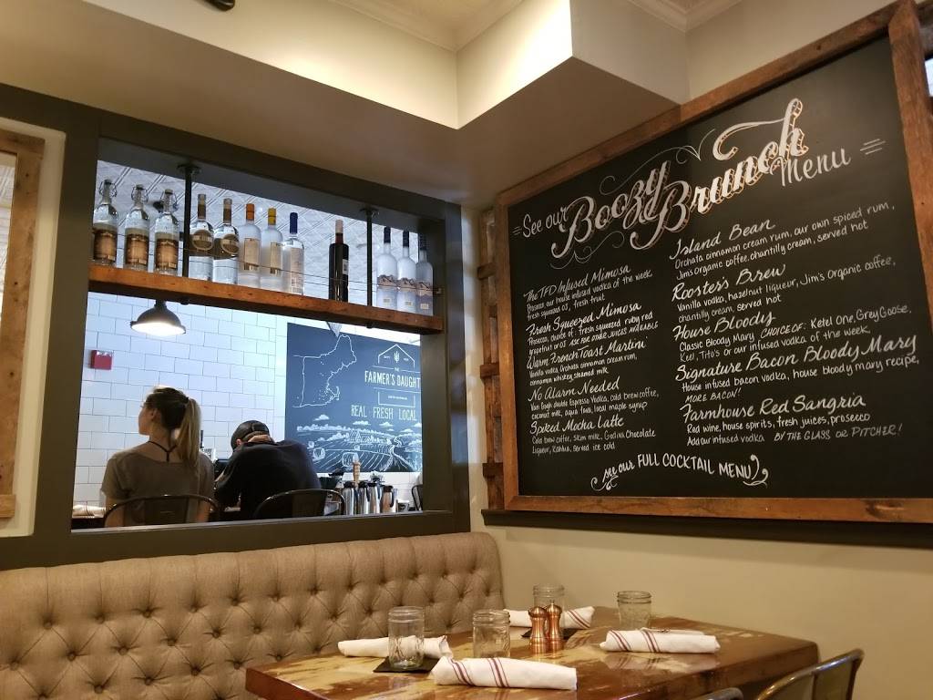 The Farmers Daughter | restaurant | 122 Main St, North Easton, MA 02356, USA | 5082970286 OR +1 508-297-0286