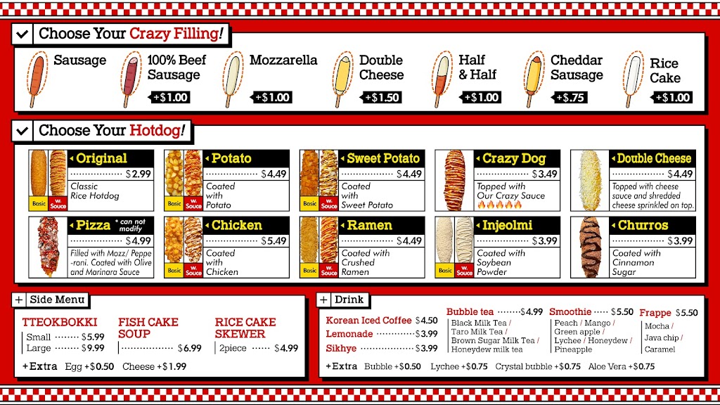 Crazy K-Dog | restaurant | Food Court inside City Farmers Market, 1630 Pleasant Hill Rd A4, Duluth, GA 30096, USA | 6786916461 OR +1 678-691-6461