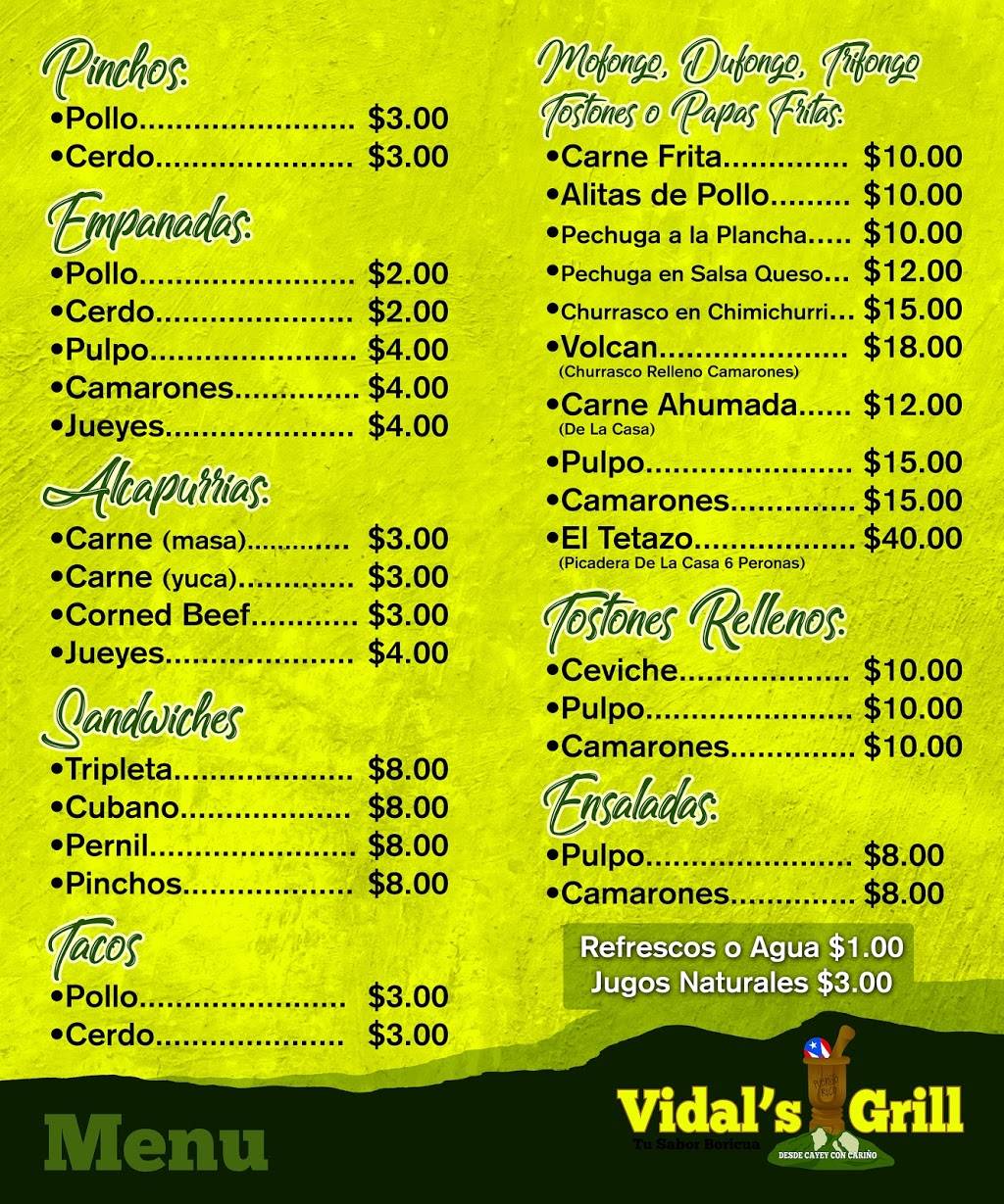 VIDALS GRILL ( tu sabor boricua) | restaurant | 2255 U.S. Hwy 17-92 N, Haines City, FL 33844, USA | 7874509205 OR +1 787-450-9205