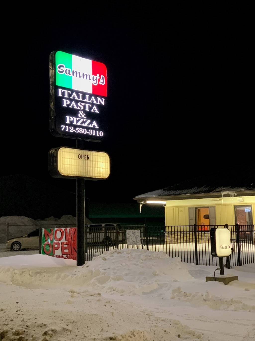 Sammys Italian Pasta & Pizza | restaurant | 723 S Grand Ave, Spencer, IA 51301, USA | 7125803110 OR +1 712-580-3110