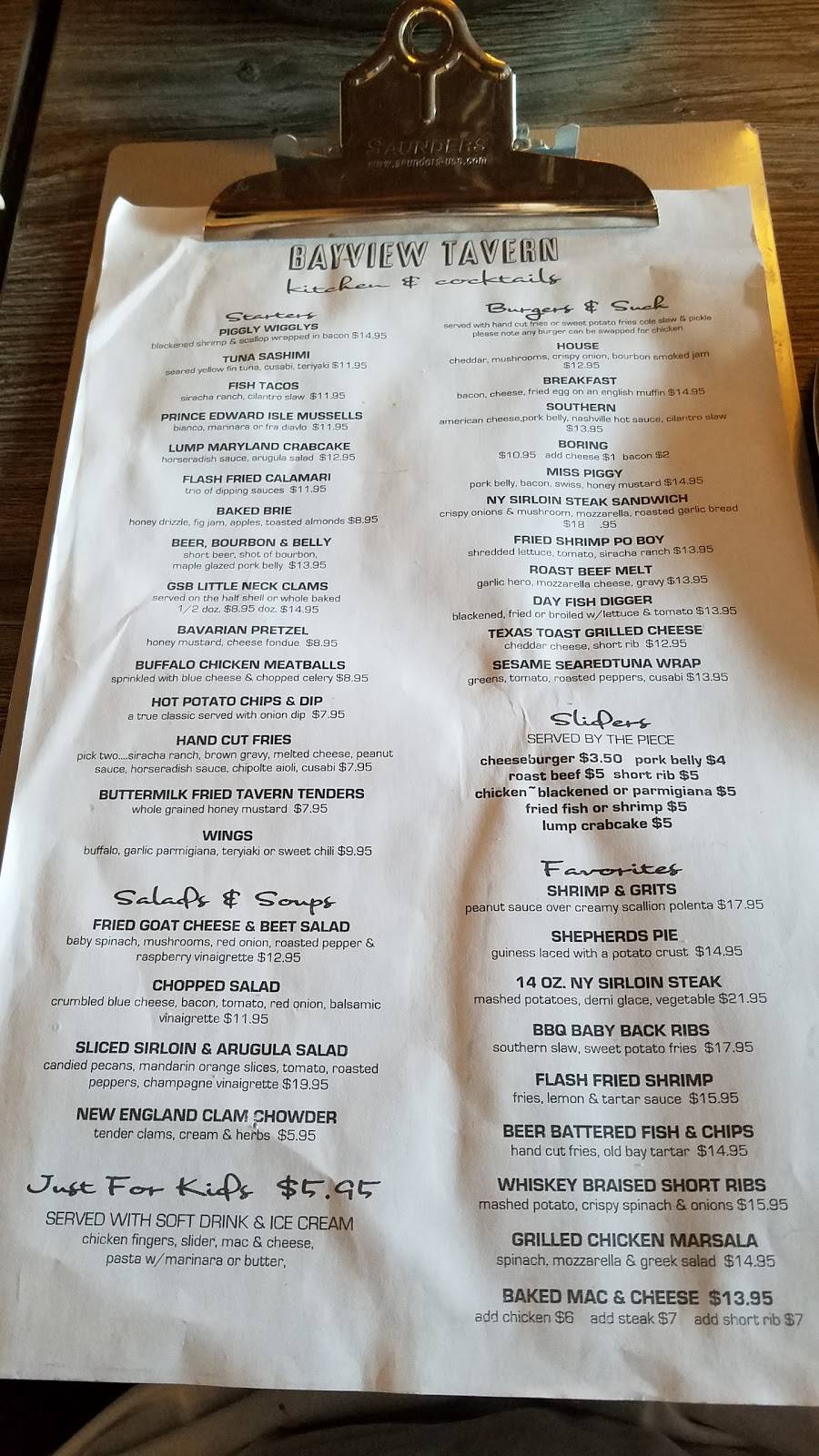 Bayview Tavern | restaurant | 3595 Bayview St, Seaford, NY 11783, USA | 5168096997 OR +1 516-809-6997