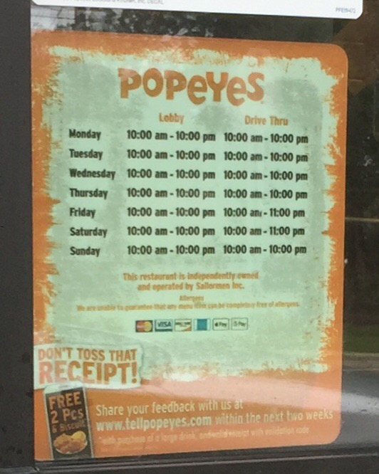 Popeyes Louisiana Kitchen | restaurant | 3716 Gulf Breeze Pkwy, Gulf Breeze, FL 32563, USA | 8505651627 OR +1 850-565-1627