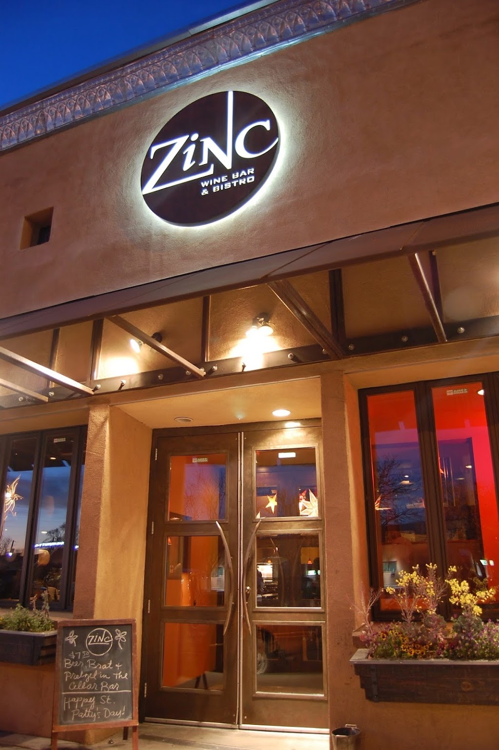 Zinc Wine Bar & Bistro | restaurant | 3009 Central Ave NE, Albuquerque, NM 87106, USA | 5052549462 OR +1 505-254-9462