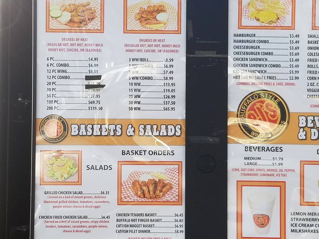 BJs Buffalo Style Hot Wings | restaurant | 3824 Elvis Presley Blvd, Memphis, TN 38116, USA | 9013964688 OR +1 901-396-4688