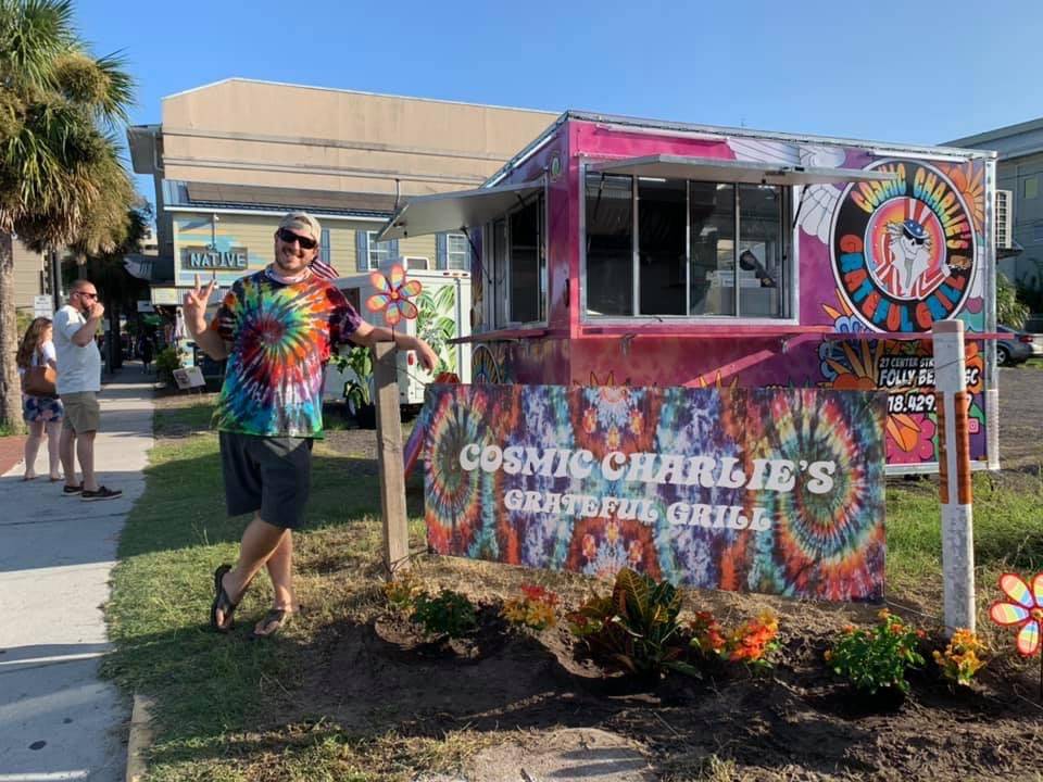 Cosmic Charlies Grateful Grill | restaurant | 27 Center St, Folly Beach, SC 29439, USA | 5184296859 OR +1 518-429-6859