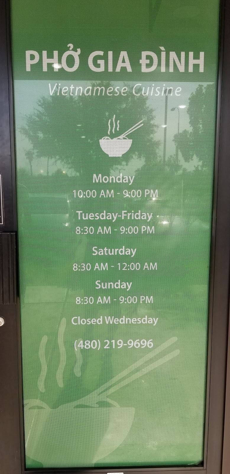 Phở Gia Đình | restaurant | 3002 N Arizona Ave Suite #1, Chandler, AZ 85225, USA | 4802199696 OR +1 480-219-9696