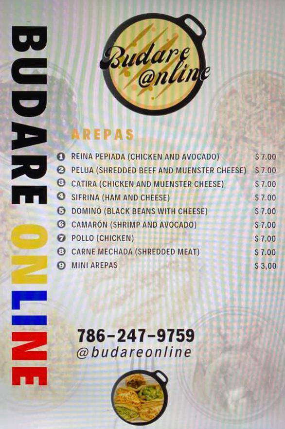 Budareonline | restaurant | 5108 15th St E #402, Bradenton, FL 34203, USA | 7862479759 OR +1 786-247-9759