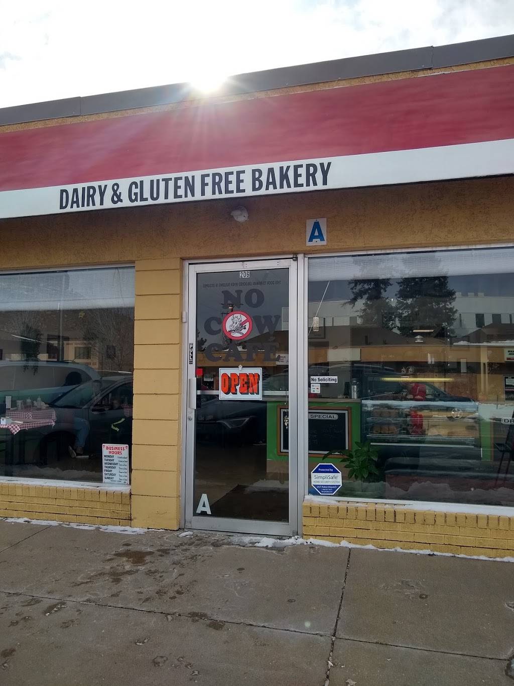 No Cow Cafe Gluten & Dairy Free Bakery | cafe | 206 Fifth St, Castle Rock, CO 80104, USA | 3039191850 OR +1 303-919-1850