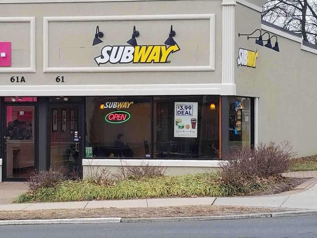 Subway Restaurants | restaurant | 61 E Mt Pleasant Ave, Livingston, NJ 07039, USA | 9732512458 OR +1 973-251-2458