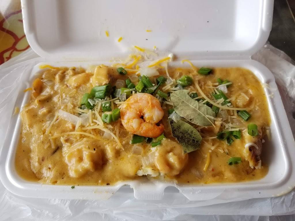 The Stuffed Baked Potato Factory | restaurant | 14708 Hiram Clarke Rd, Houston, TX 77053, USA | 2815012270 OR +1 281-501-2270