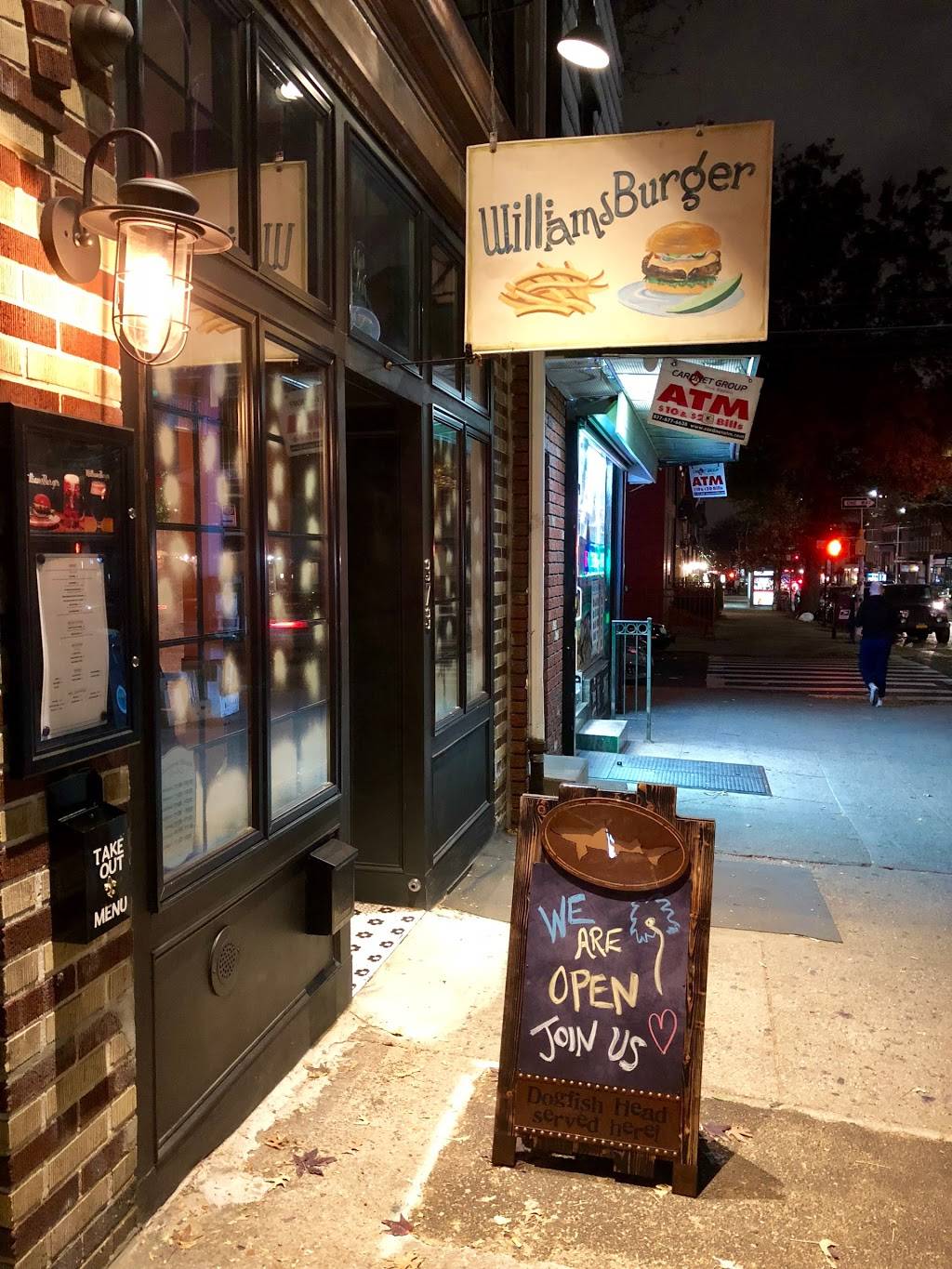 Williamsburger | restaurant | 373 Graham Ave, Brooklyn, NY 11211, USA | 9179091742 OR +1 917-909-1742