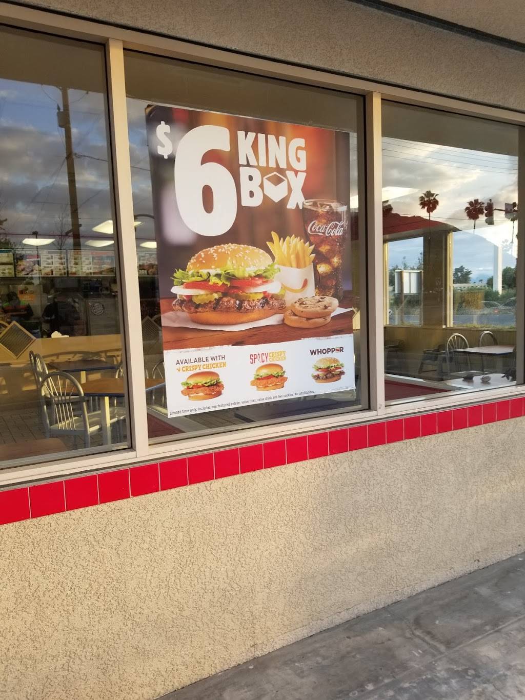 Burger King | restaurant | 23125 Hemlock Ave, Moreno Valley, CA 92557, USA | 9512670013 OR +1 951-267-0013