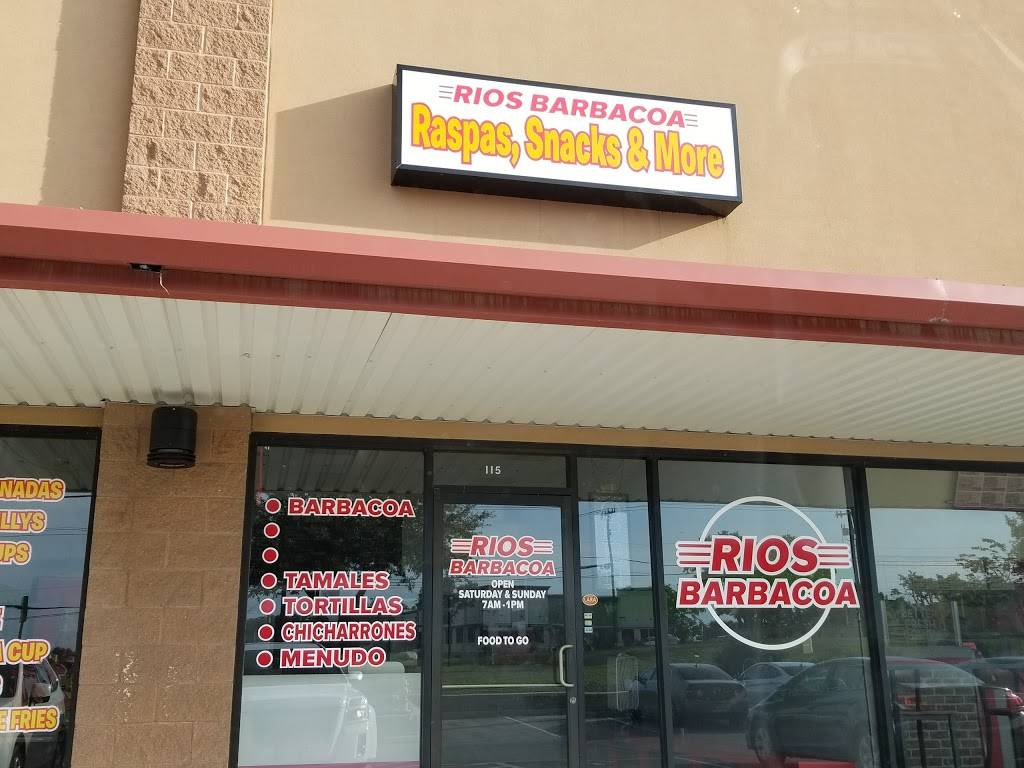 Rios Barbacoa with Raspas, Snacks & More | restaurant | 9902 Potranco Rd #115, San Antonio, TX 78251, USA | 2106815773 OR +1 210-681-5773