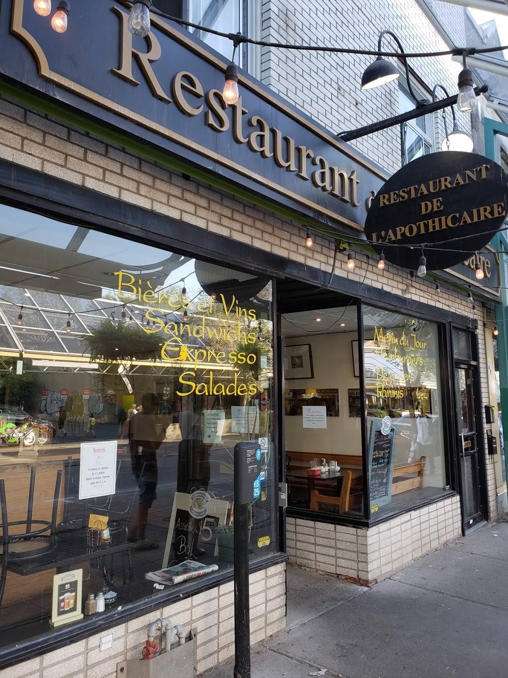 Restaurant de Lapothicaire | restaurant | 6272 Rue St-Hubert, Montréal, QC H2S 2M2, Canada | 5145073374 OR +1 514-507-3374