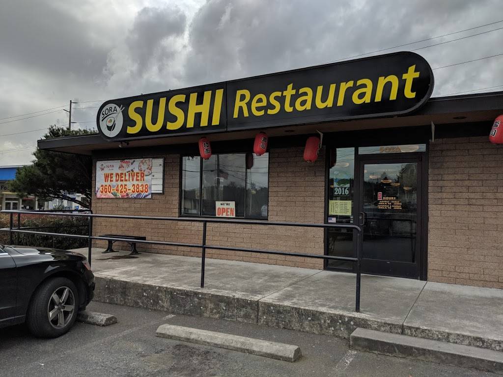 Sora Sushi Restaurant | restaurant | 503 Allen St, Kelso, WA 98626, USA | 3604253838 OR +1 360-425-3838