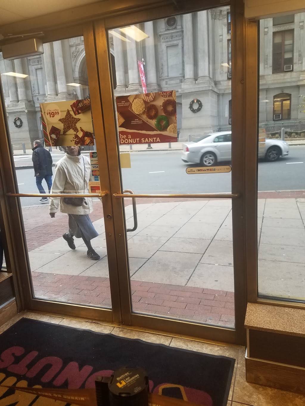 Dunkin | cafe | 1 E Penn Square, Philadelphia, PA 19107, USA | 2157511451 OR +1 215-751-1451