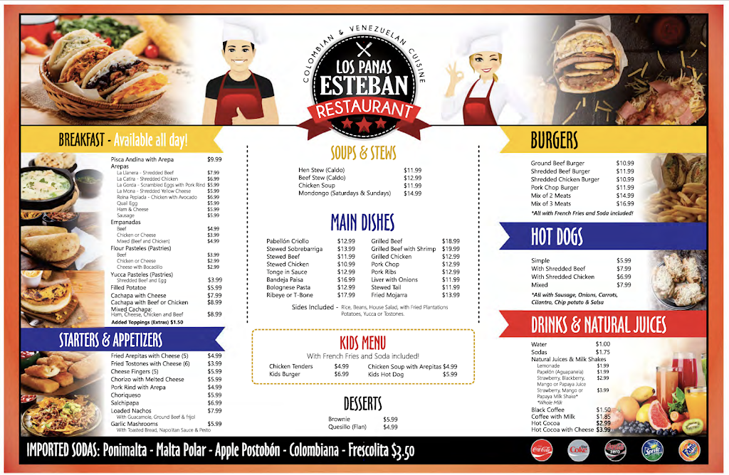 Los Panas Esteban | restaurant | 2415 Cameron St, Lafayette, LA 70506, USA | 3373440852 OR +1 337-344-0852