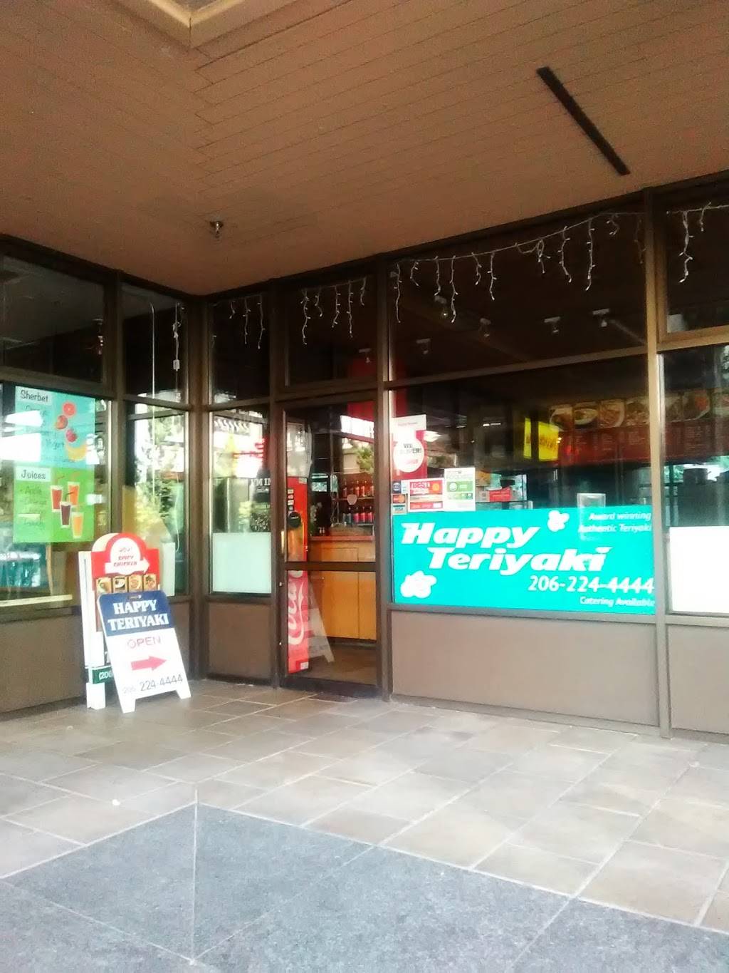 Happy Teriyaki | meal takeaway | 823 3rd Ave #109, Seattle, WA 98104, USA | 2062244444 OR +1 206-224-4444