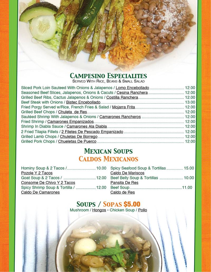 El Campesino | restaurant | 970 NJ-166, Toms River, NJ 08753, USA | 7326087159 OR +1 732-608-7159