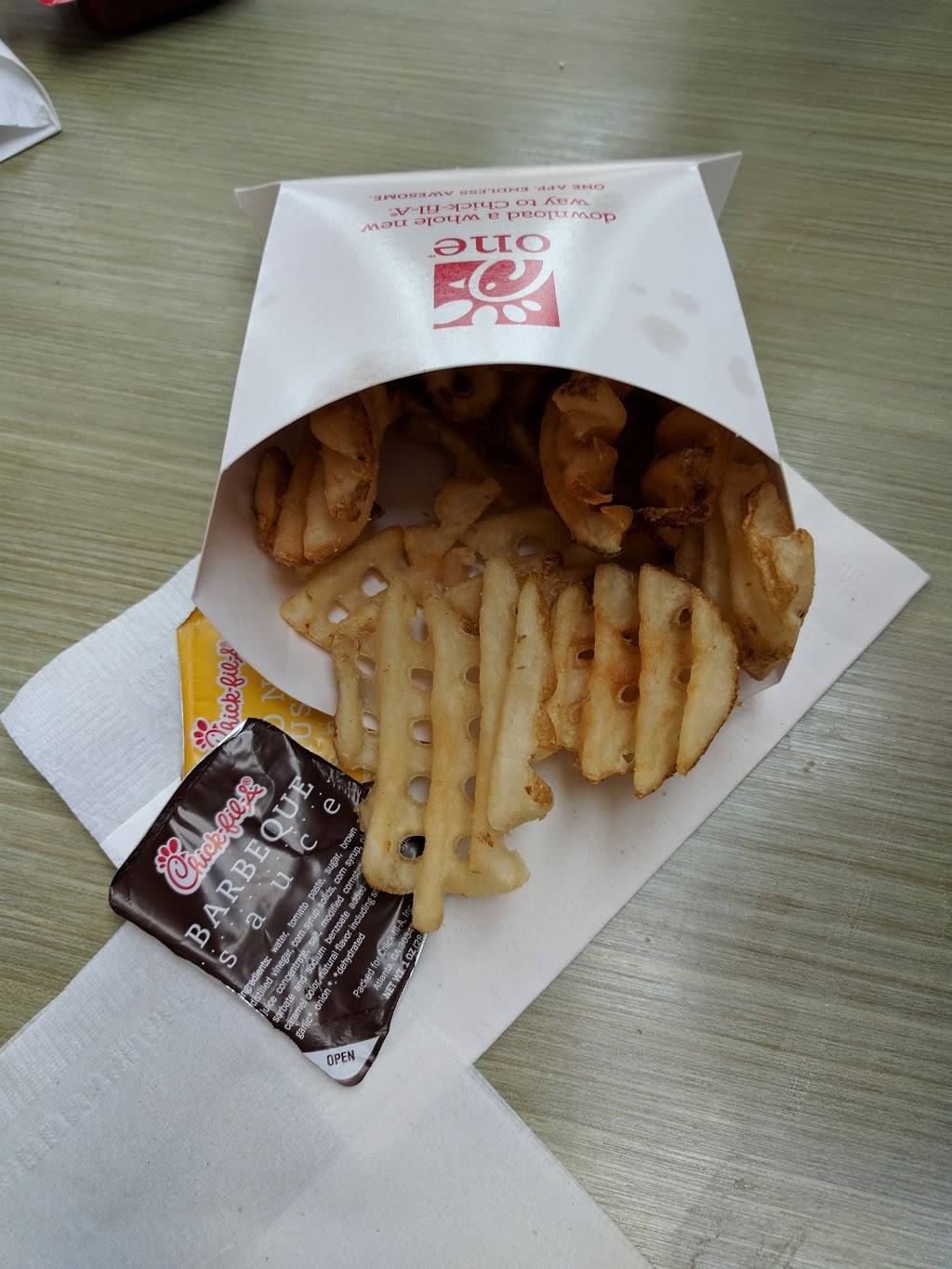 Chick-fil-A | restaurant | 1201 Lake Woodlands Dr Ste 2146, The Woodlands, TX 77380, USA | 2813640588 OR +1 281-364-0588