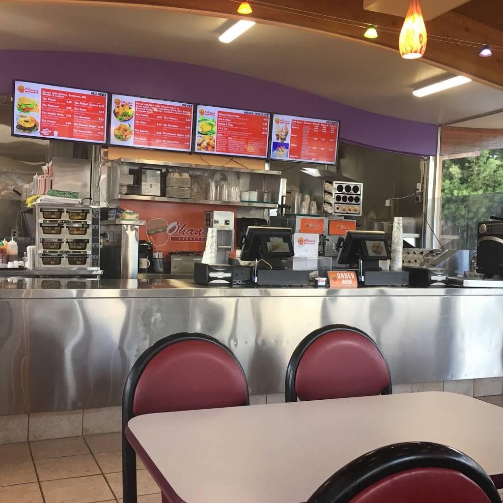 Ohana Express | restaurant | 640 Woodside Rd, Redwood City, CA 94061, USA | 6503653962 OR +1 650-365-3962