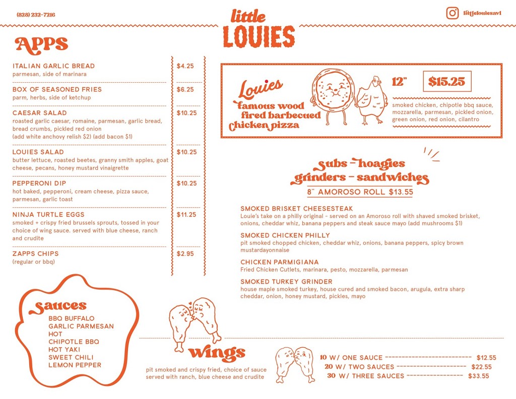 Little Louies AVL | restaurant | 32 Banks Ave #103, Asheville, NC 28801, USA | 8282327216 OR +1 828-232-7216