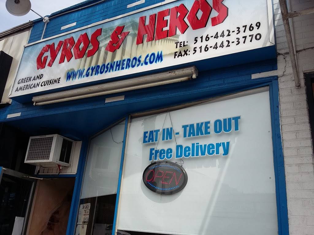 Gyros & Heros | restaurant | 1 N Park Ave, Rockville Centre, NY 11570, USA | 5164423769 OR +1 516-442-3769