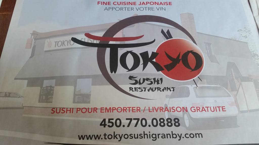 Tokyo Sushi | restaurant | 120 Rue Saint-Jacques, Granby, QC J2G 8V9, Canada | 4507700888 OR +1 450-770-0888