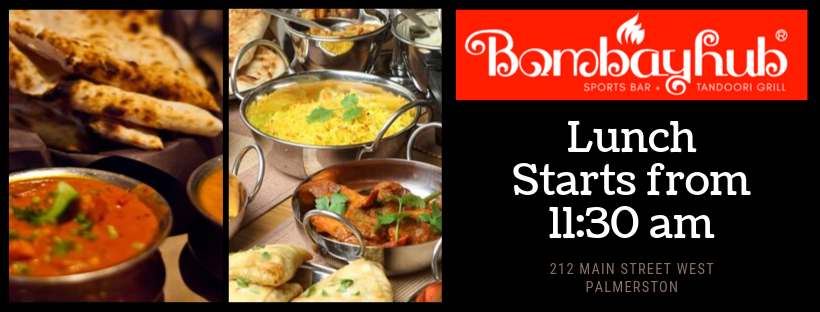 Bombay Hub | restaurant | 212 Main St W, Palmerston, ON N1G 2P0, Canada | 5194175200 OR +1 519-417-5200