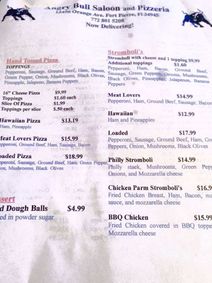 The Bull Saloon | restaurant | 13490 Orange Ave, Fort Pierce, FL 34945, USA | 7728015208 OR +1 772-801-5208