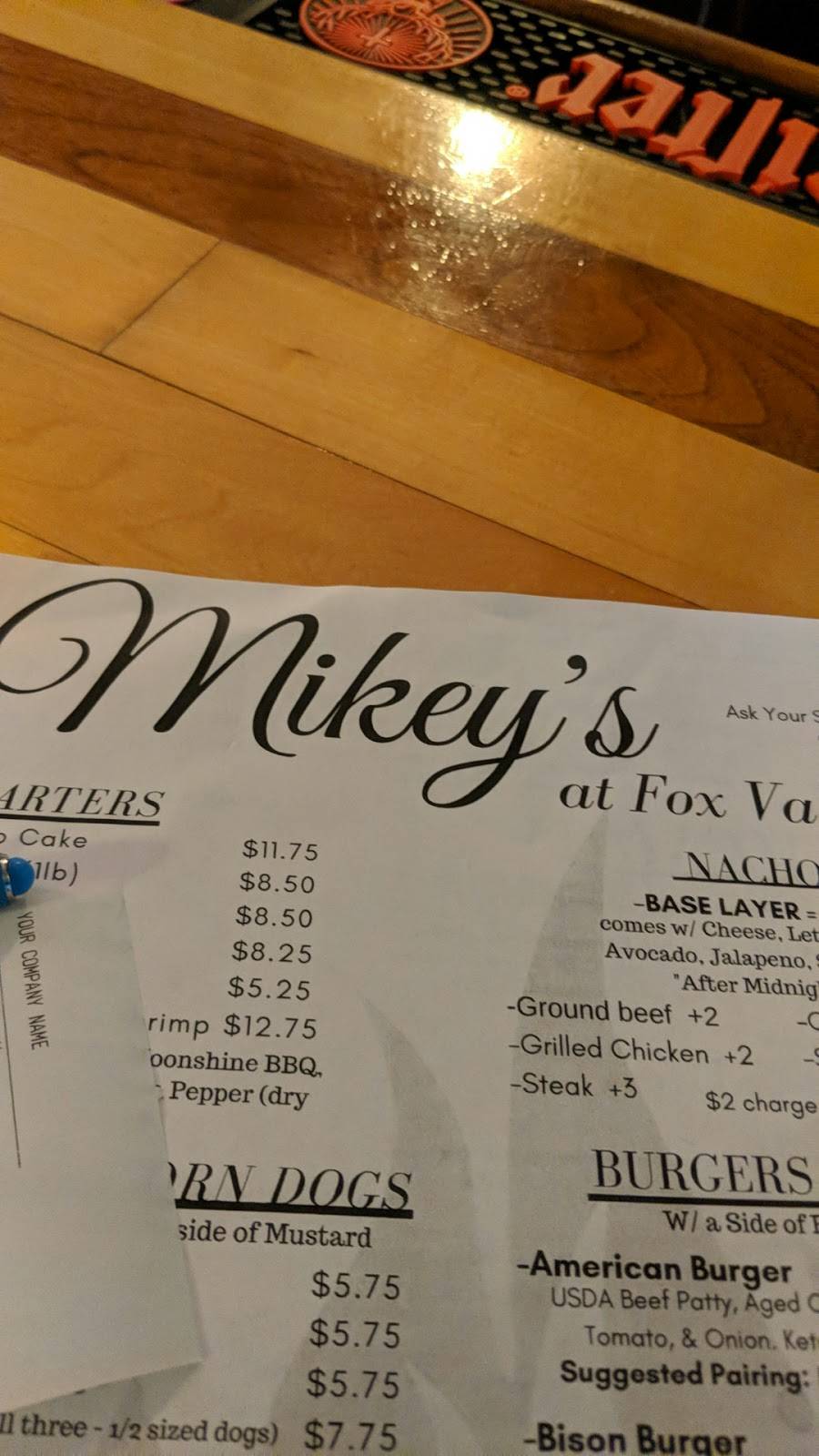 Mikey’s at Fox Valley | restaurant | 6745 Hwy 17, Maylene, AL 35114, USA | 2056243641 OR +1 205-624-3641
