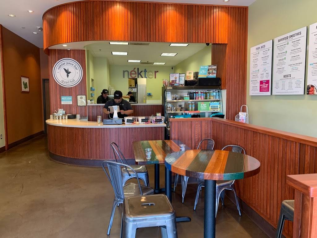 Nekter Juice Bar | cafe | 6793 Quail Hill Pkwy, Irvine, CA 92603, USA | 9495668851 OR +1 949-566-8851