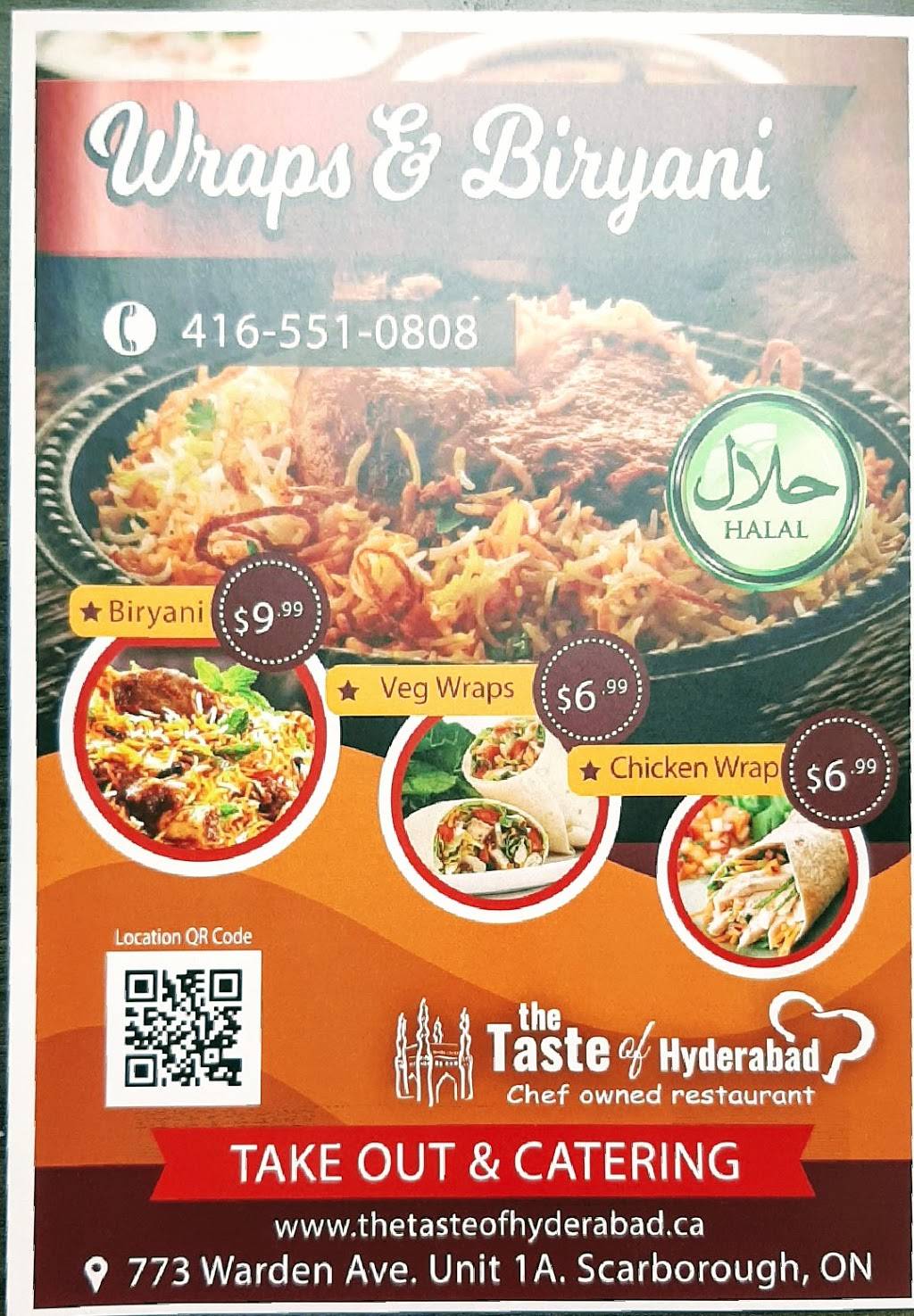 Wraps & Biryani | restaurant | 773 Warden Ave, Scarborough, ON M1L 4C2, Canada | 6472628269 OR +1 647-262-8269