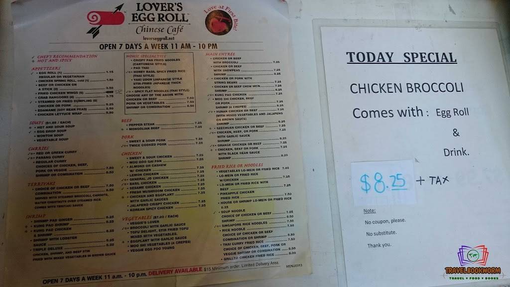 Lovers Egg Roll | restaurant | 13465 Inwood Rd, Dallas, TX 75244, USA | 9724908886 OR +1 972-490-8886