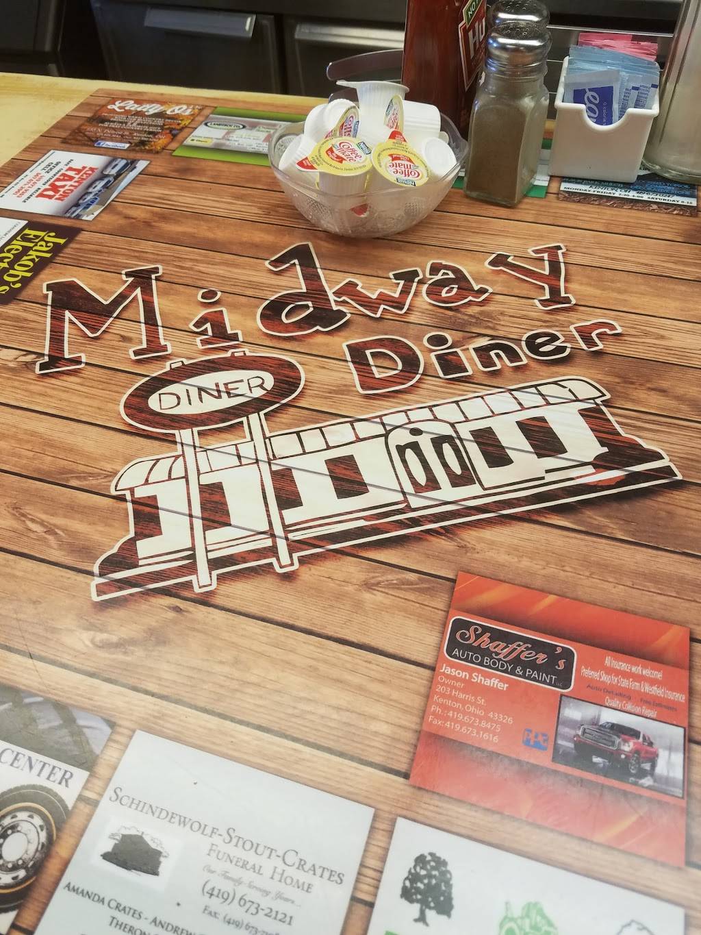 Midway Restaurant | restaurant | 350 W Franklin St, Kenton, OH 43326, USA | 4196739188 OR +1 419-673-9188