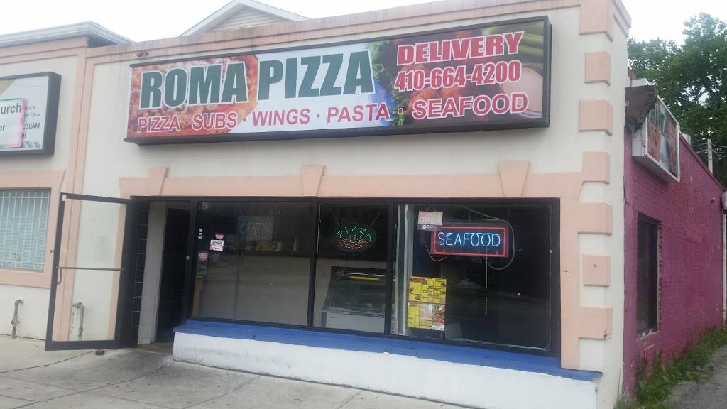 Roma Pizza, Subs, Wings, Pasta, and Seafood | restaurant | 5510 Park Heights Ave, Baltimore, MD 21215, USA | 4103144889 OR +1 410-314-4889