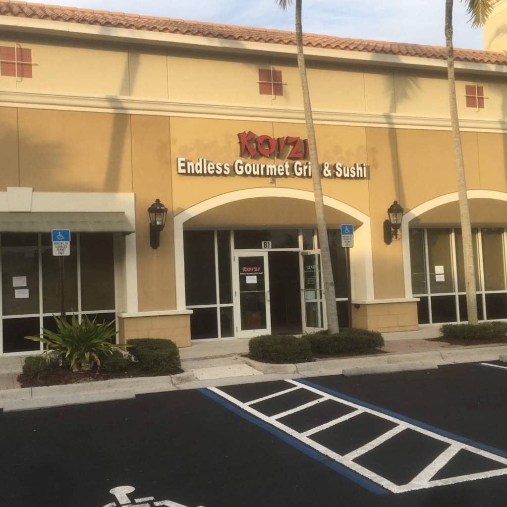 Koizi Endless Gourmet Grill & Sushi | restaurant | 10233 Okeechobee Blvd B1, Royal Palm Beach, FL 33411, USA | 5616199989 OR +1 561-619-9989