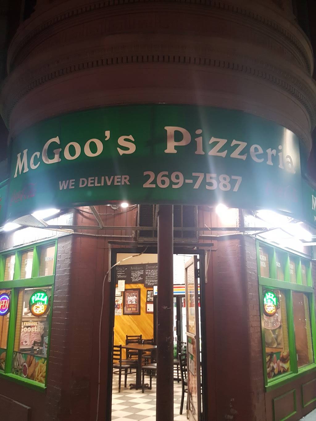 McGoos Pizza | meal takeaway | 479 W Broadway, Boston, MA 02127, USA | 6172697587 OR +1 617-269-7587