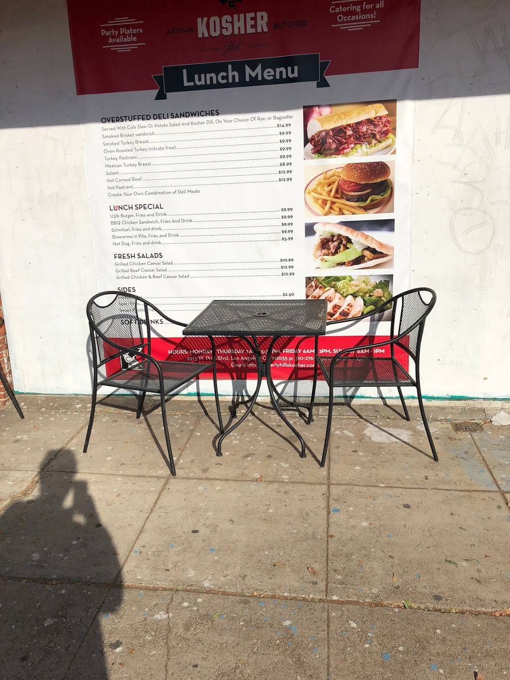 Beverly Hills Kosher Meat Market | restaurant | 9213 W Pico Blvd, Los Angeles, CA 90035, USA | 3102767232 OR +1 310-276-7232