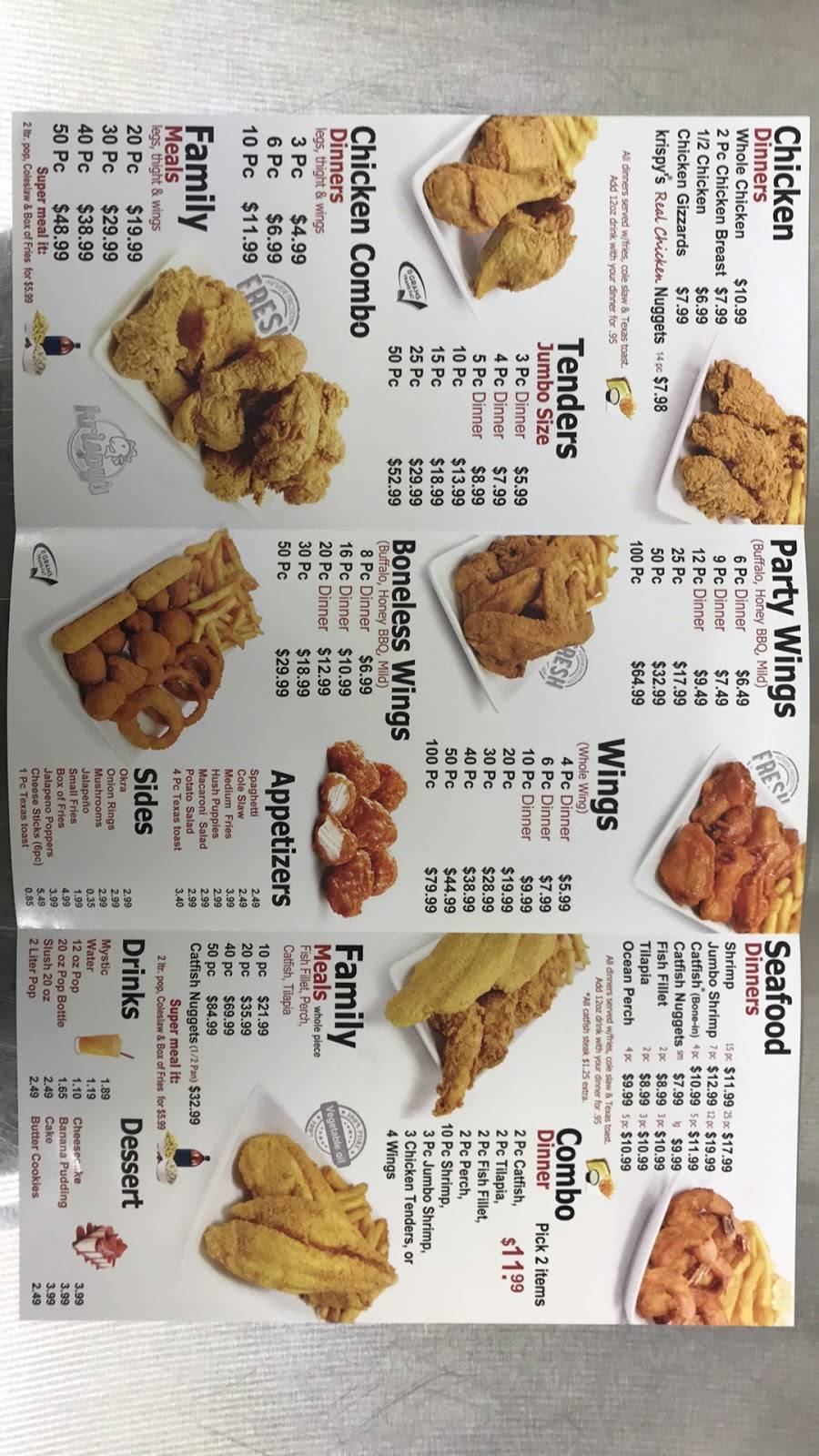 Krispy’s Chicken & Seafood | restaurant | 400 E 87th St, Chicago, IL 60619, USA | 7738911907 OR +1 773-891-1907