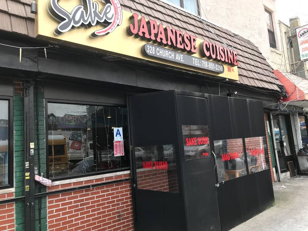 Sake Sushi | restaurant | 328 Church Ave, Brooklyn, NY 11218, USA | 7188515299 OR +1 718-851-5299