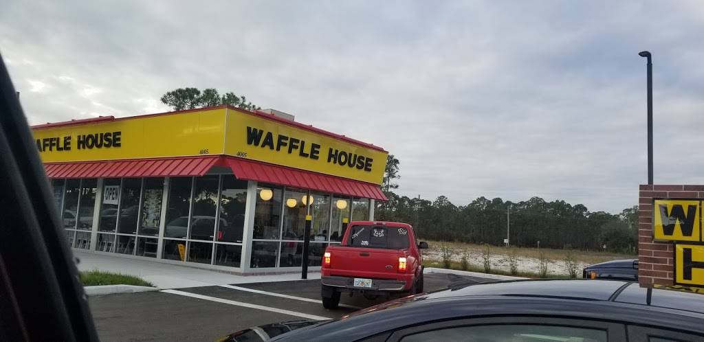 Waffle House | meal takeaway | 4005 W Eau Gallie Blvd, Melbourne, FL 32934, USA | 3215415930 OR +1 321-541-5930